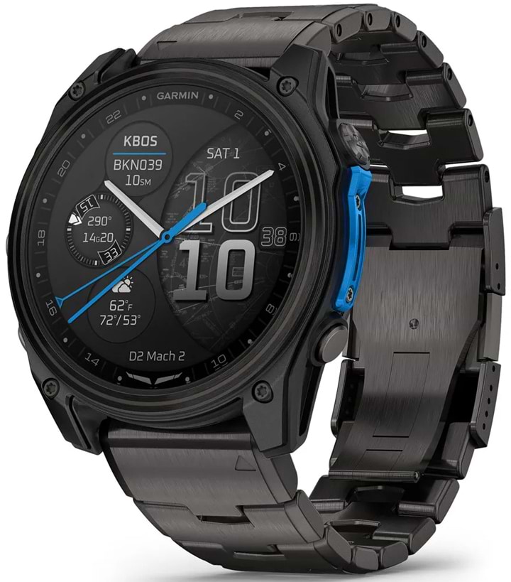 Смарт-годинник Garmin D2 Mach 2, 51mm, Saph, CrbnGry Ti/Blk w/TiBd (010-02905-31)